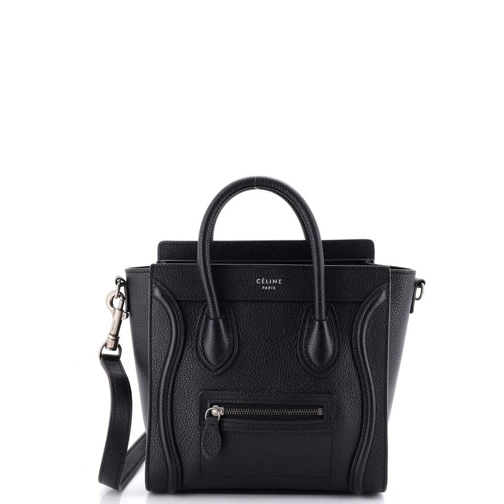 Celine Luggage Bag Grainy Leather Nano #263534C16B